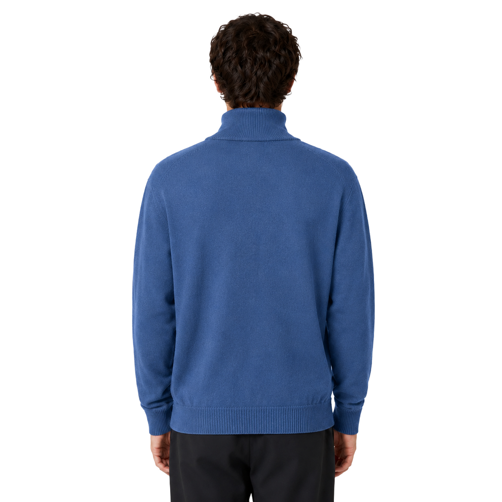 Alpha Studio Men Sweatshirt Zip Light Blue