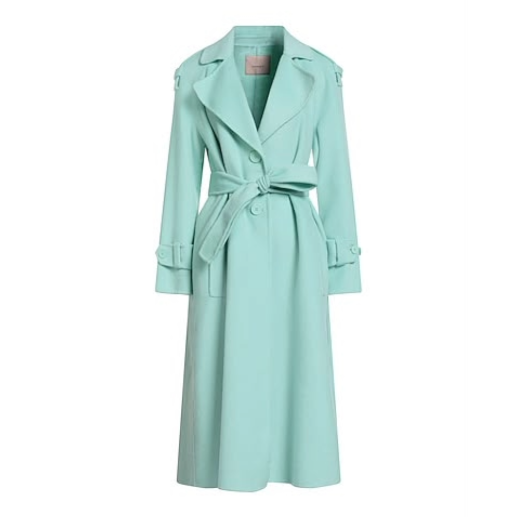 Twinset Women Coat Trench Coat Green