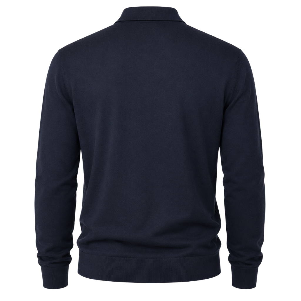 Alpha Studio Men Polo Sotto Jacket Blue