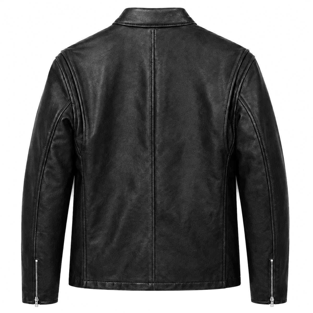 Schott NYC Men Jacket Leather Capra Brown Black
