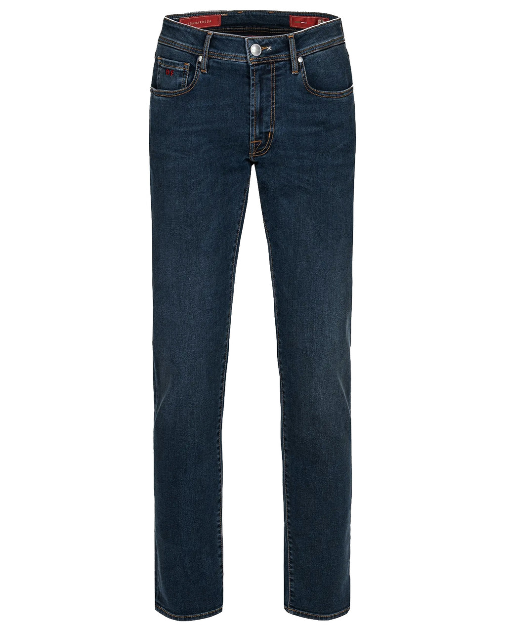 Tramarossa Men Navy Distressed r-elax Tobacco Jeans Blue