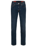 Tramarossa Men Navy Distressed r-elax Tobacco Jeans Blue