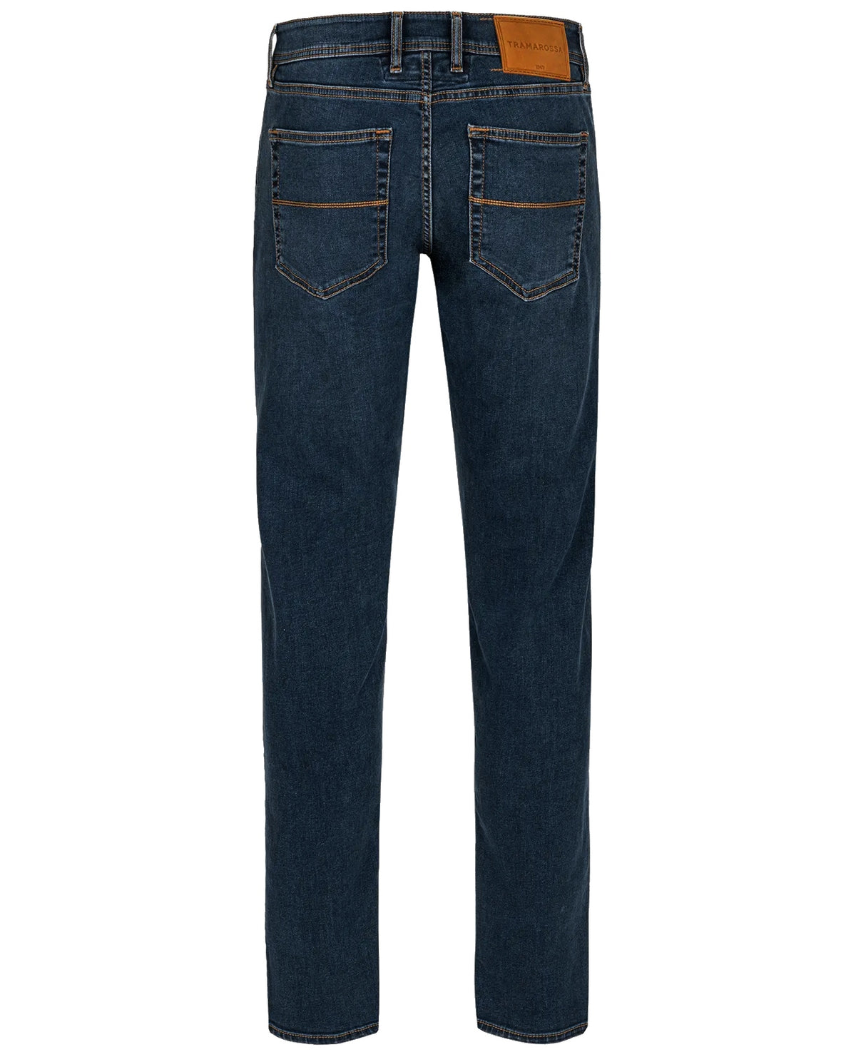 Tramarossa Men Navy Distressed r-elax Tobacco Jeans Blue