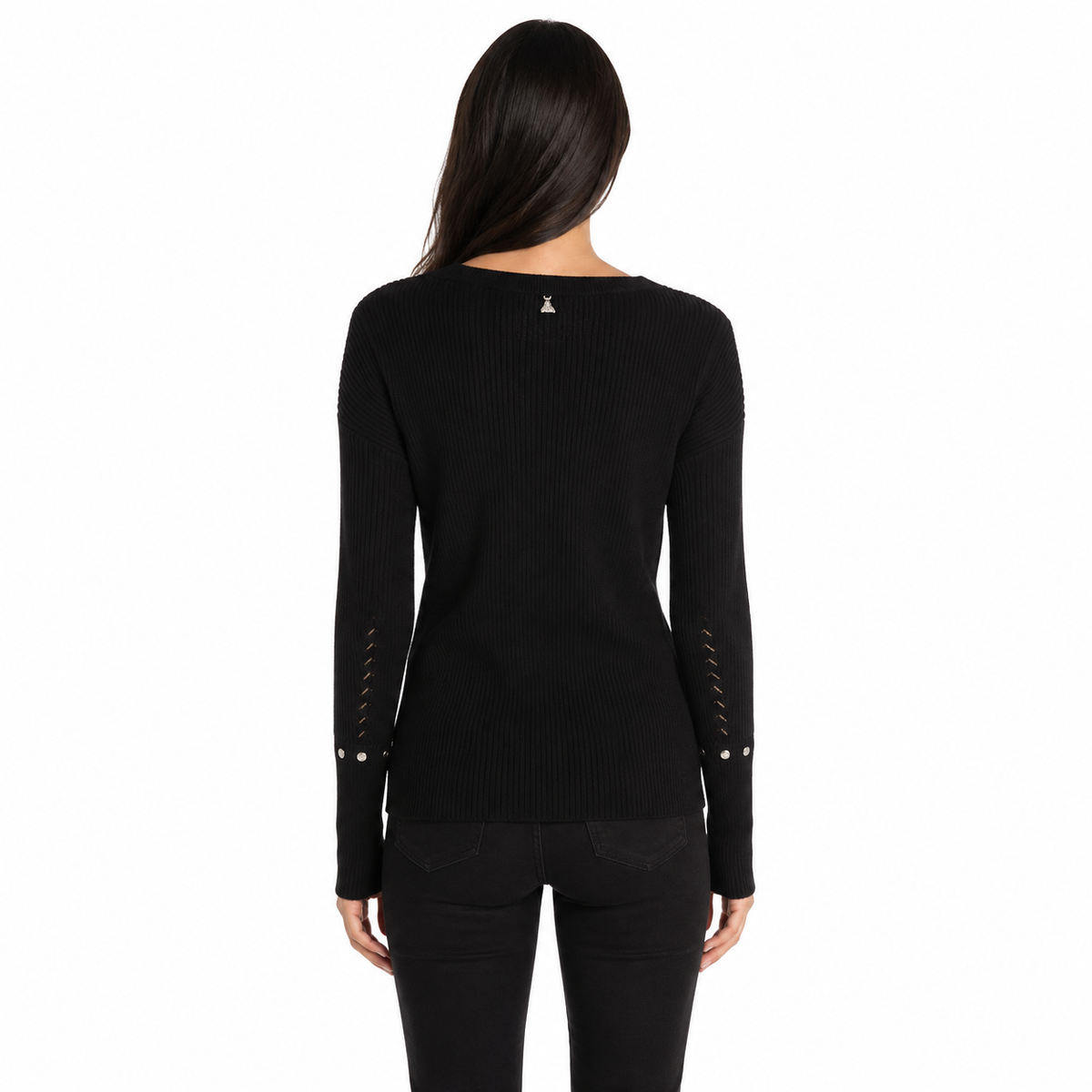 Patrizia Pepe Women Knit Studded Black
