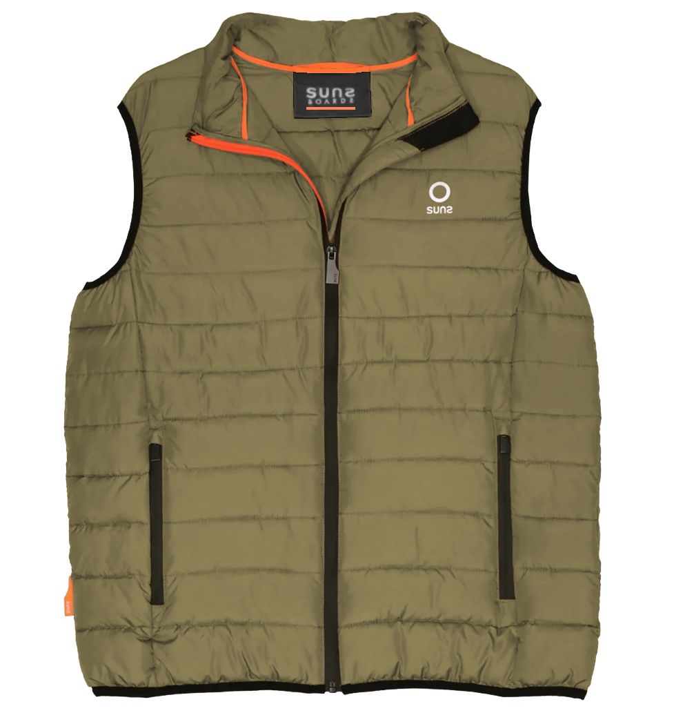 Suns Men Oty Travel Army Vest Green