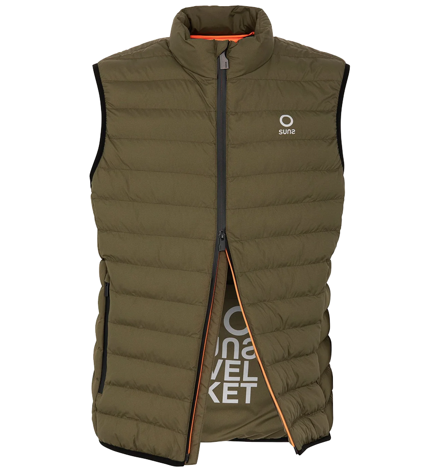Suns Men Oty Travel Army Vest Green