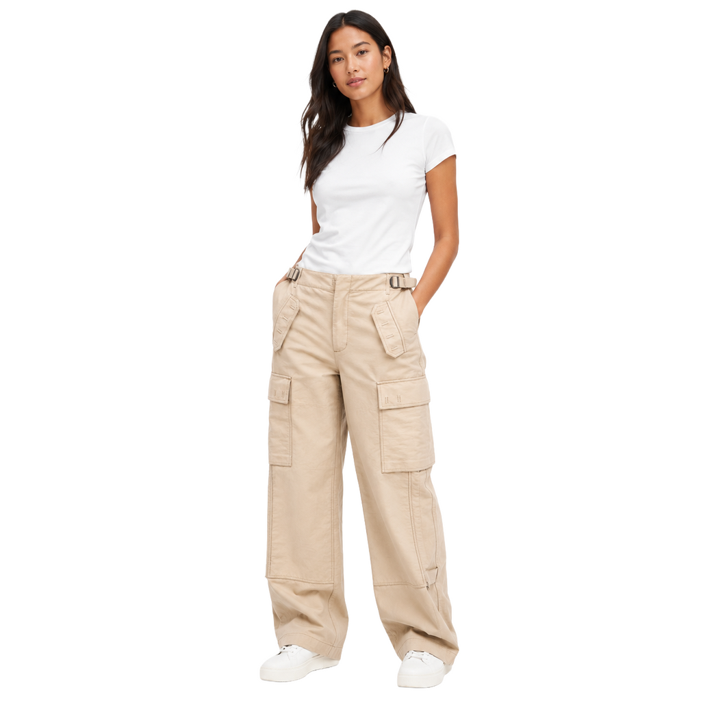 Parajumpers Women Trousers Cargo Beige