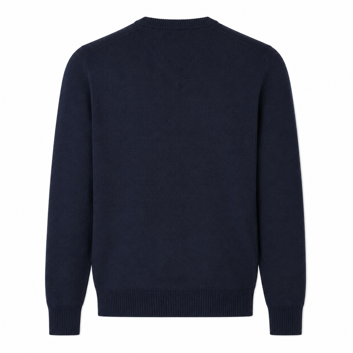 Alpha Studio Men Knit V-Neck Blue