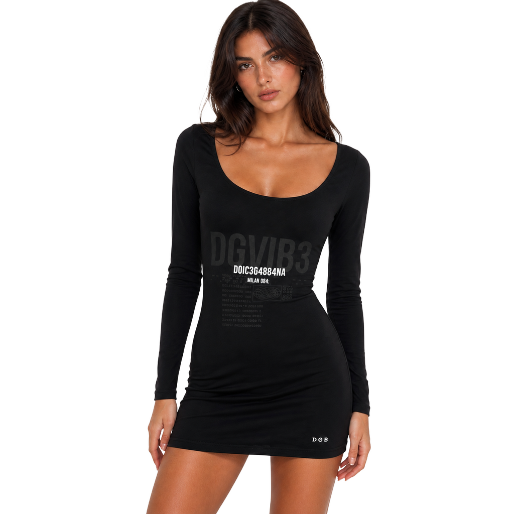 Dolce & Gabbana Women Dress Print Frontale Black
