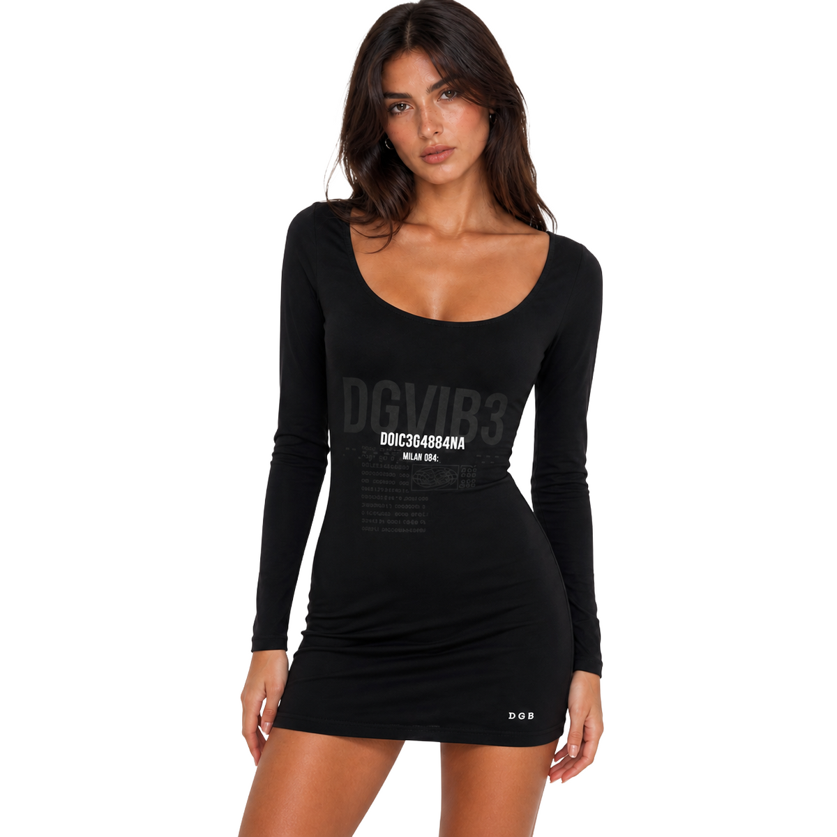 Dolce & Gabbana Women Dress Print Frontale Black