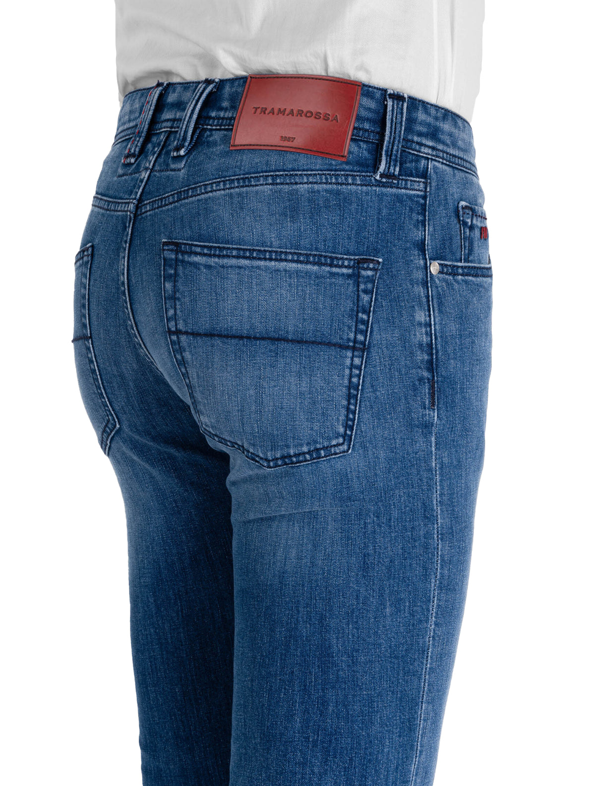 Tramarossa Men Dbcc Sky Distressed Jeans Blue