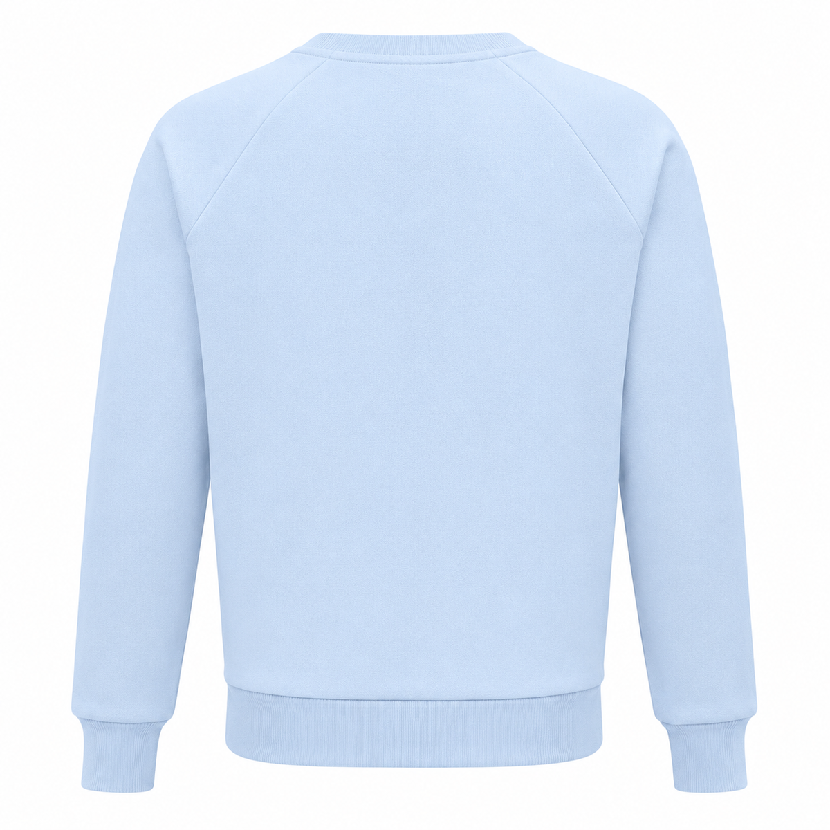 Balmain Men Sweatshirt Crew Neck Light Blue