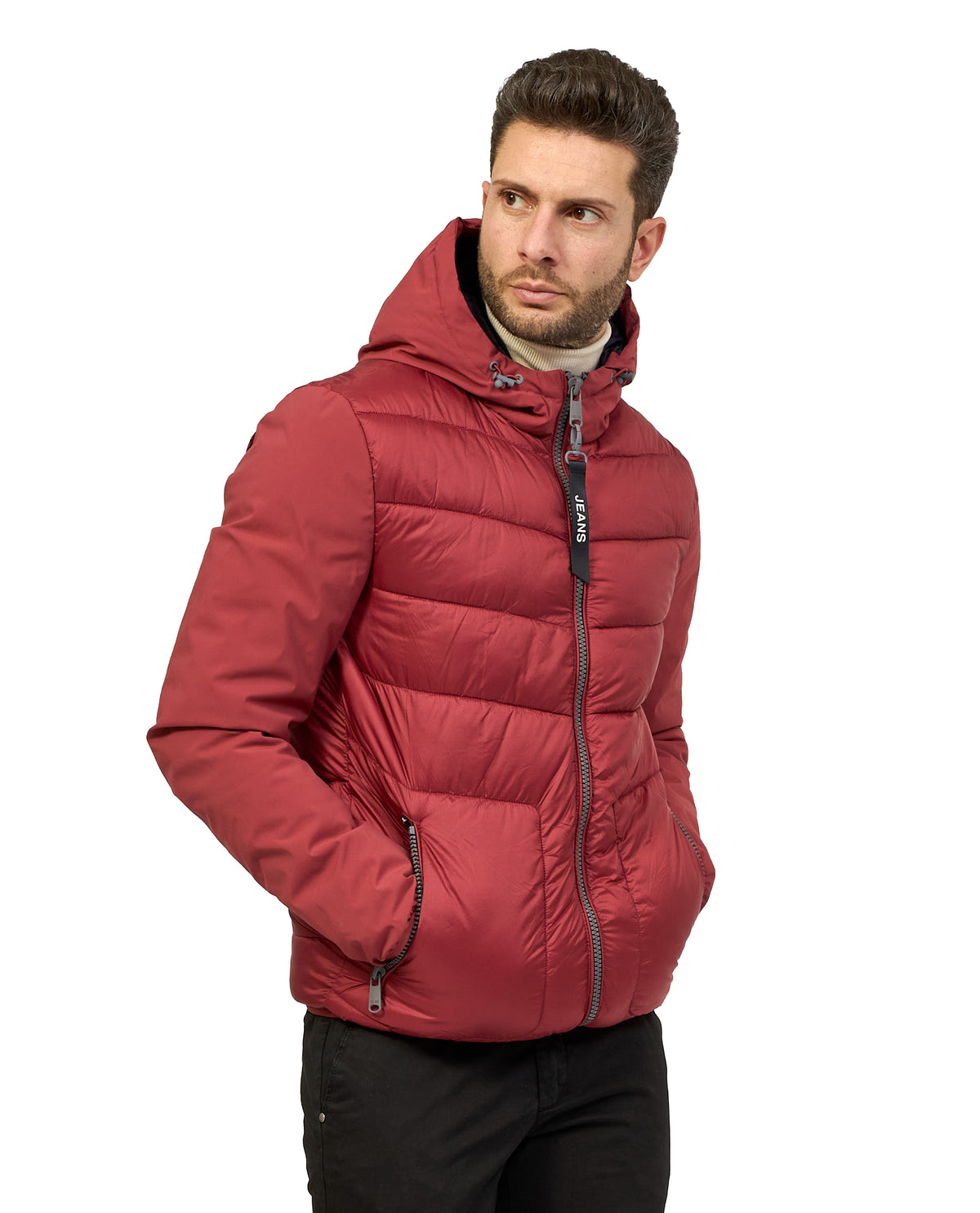 Yes Zee Men Nylon Jacket Red