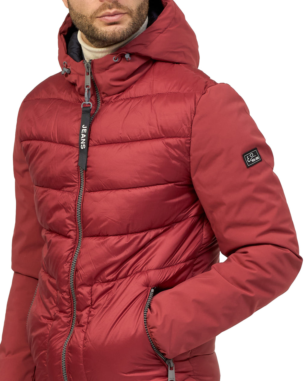 Yes Zee Men Nylon Jacket Red