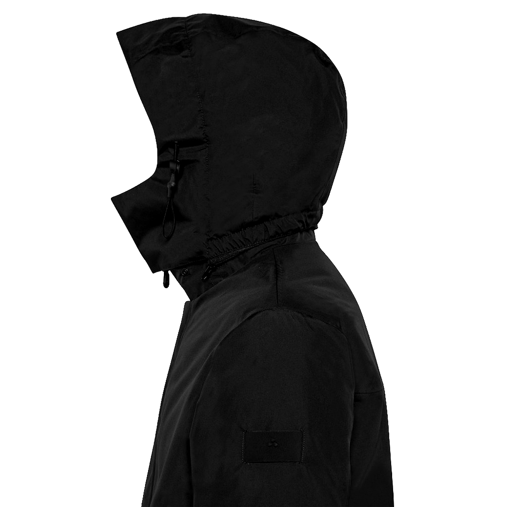 Peuterey Men Trench Coat Tupi Black