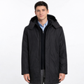 Peuterey Men Trench Coat Tupi Black