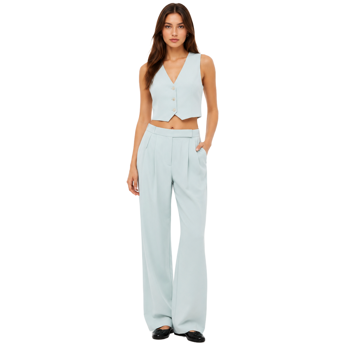 Pinko Women Trousers Montano Light Blue