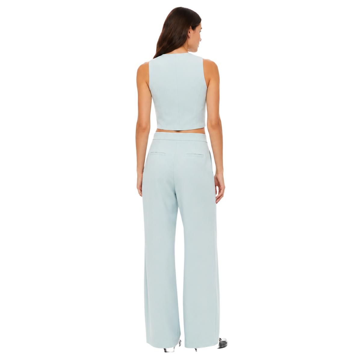 Pinko Women Trousers Montano Light Blue