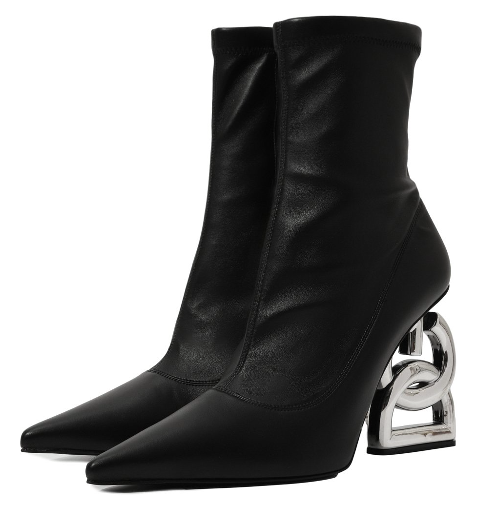 Dolce & Gabbana Women Ankle Boot Nappato Wonder Black