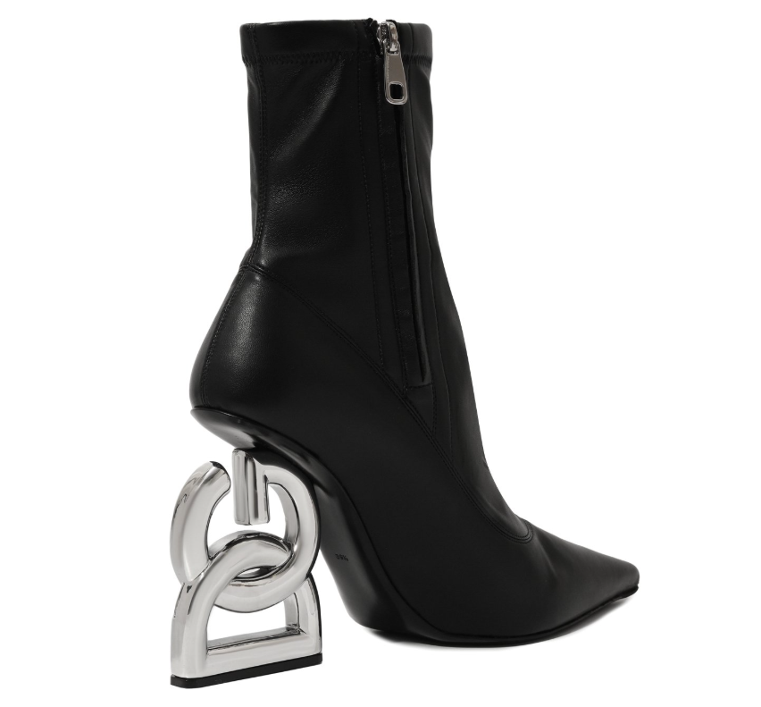 Dolce & Gabbana Women Ankle Boot Nappato Wonder Black