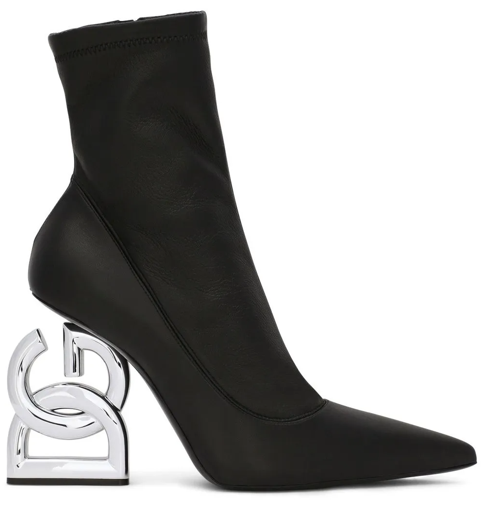 Dolce & Gabbana Women Ankle Boot Nappato Wonder Black