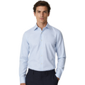 Bagutta Men Shirt Roberto Neck Italiano Light Blue
