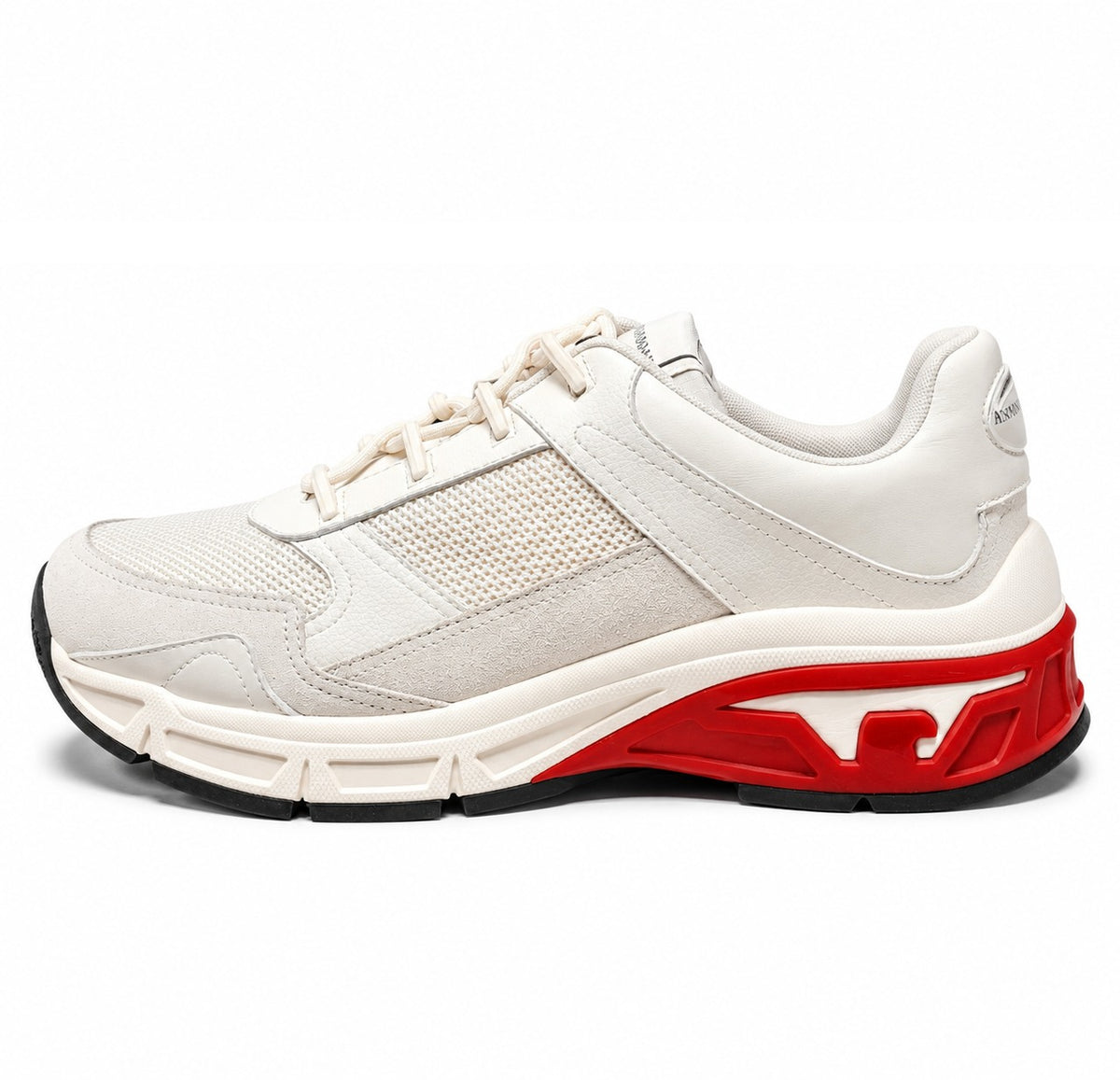 Emporio Armani Men Sneakers Calf Mesh White