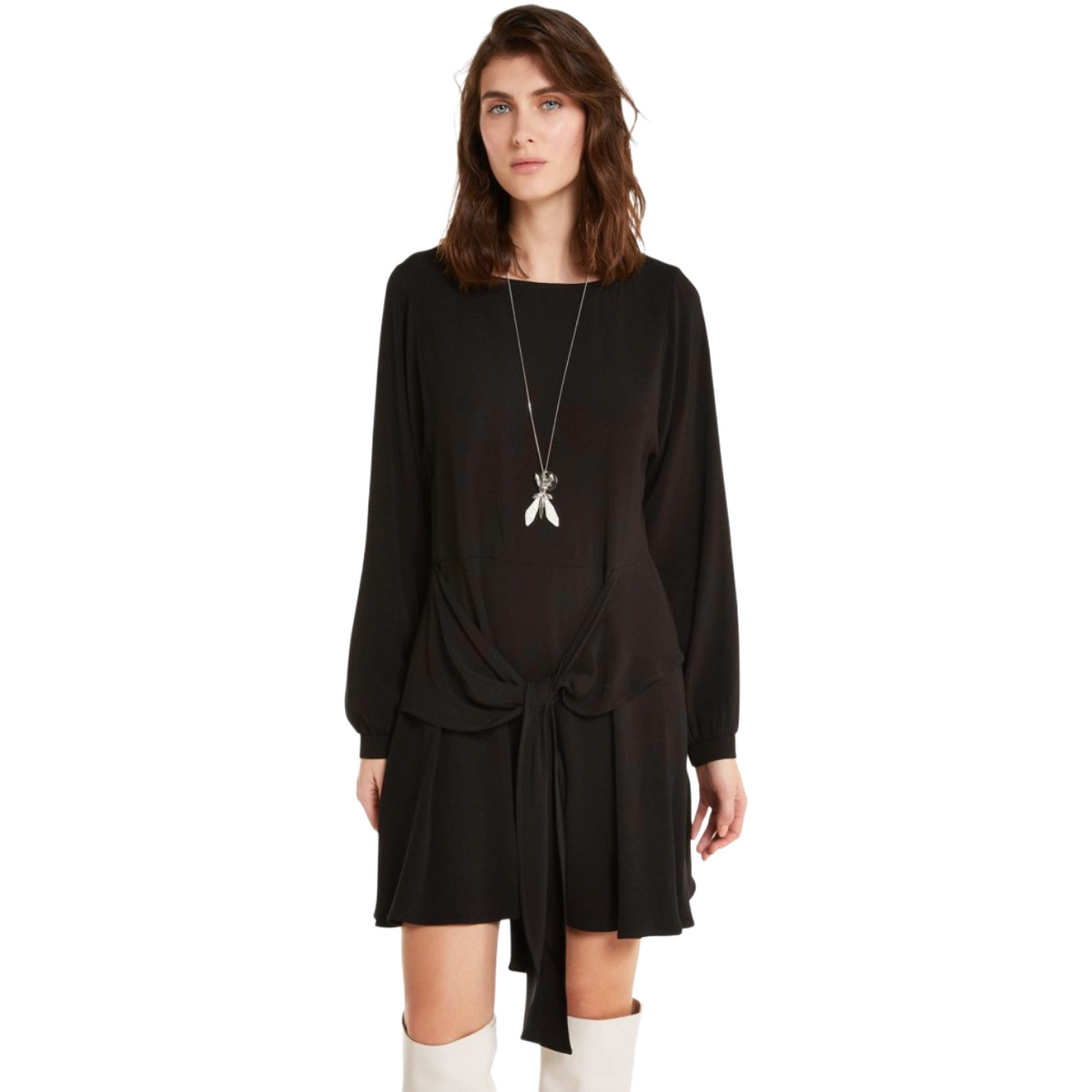Patrizia Pepe Women Dress Fiocco Black