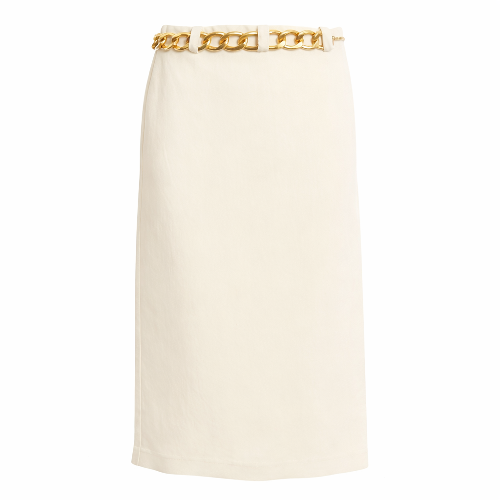 Patrizia Pepe Women Skirt Linen White
