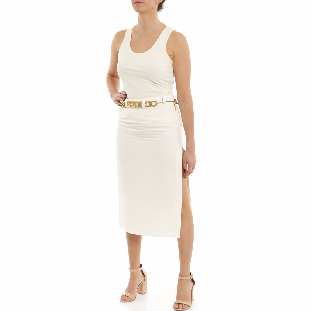Patrizia Pepe Women Skirt Linen White