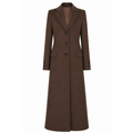 Loro Piana Fabric Women Coat Long Brown