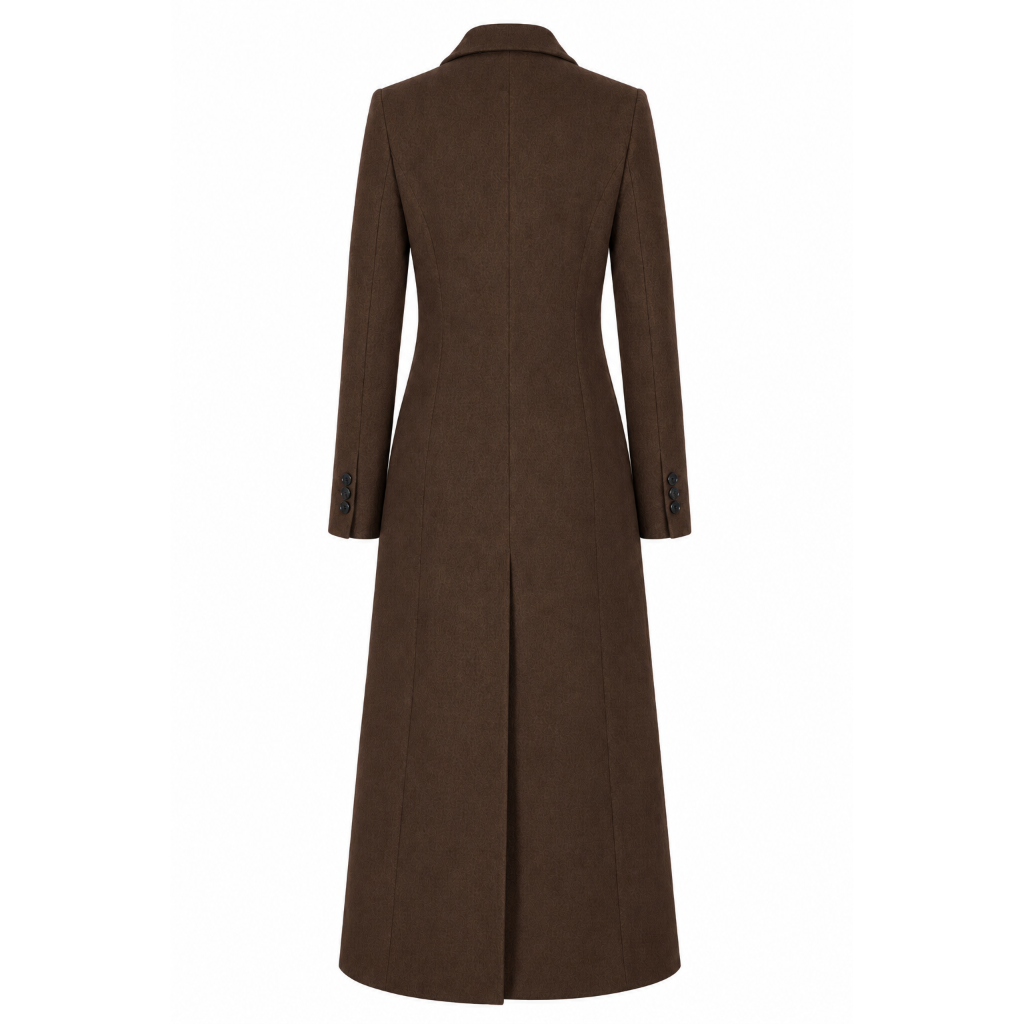 Loro Piana Fabric Women Coat Long Brown
