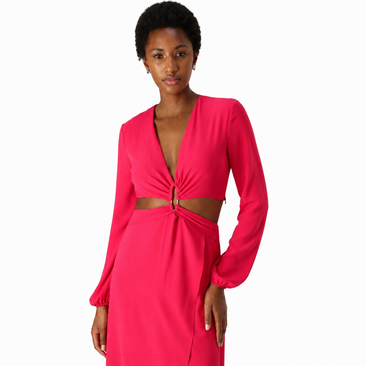 Patrizia Pepe Women Dress Poison Orchid Fuchsia
