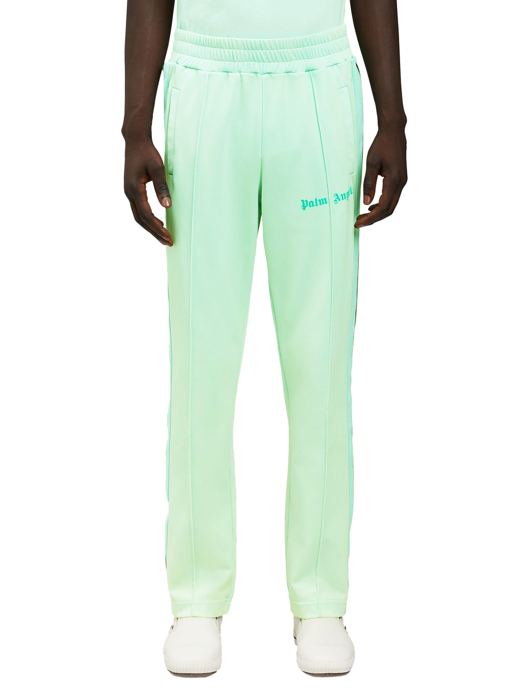 Palm Angels Men Track Pants Fluo Green