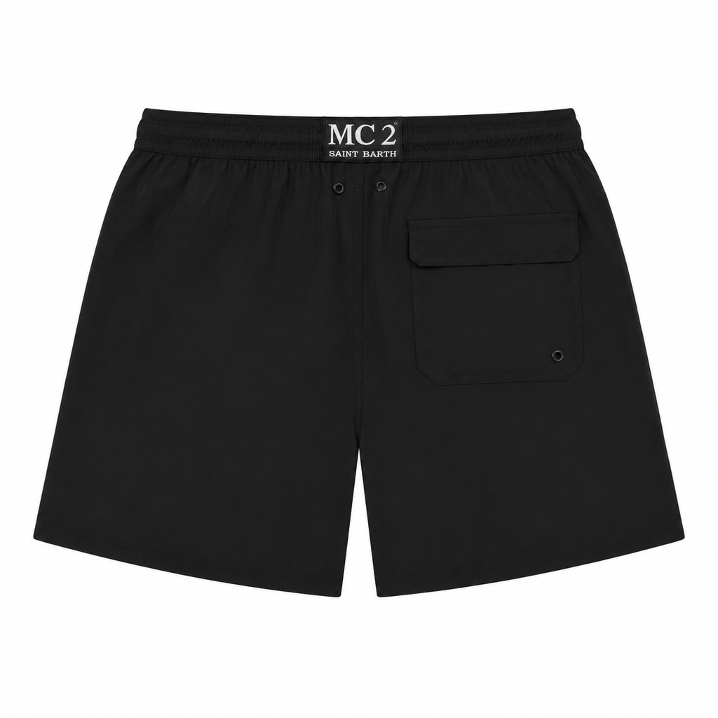 MC2 Saint Barth Men Swimsuit Superused Black