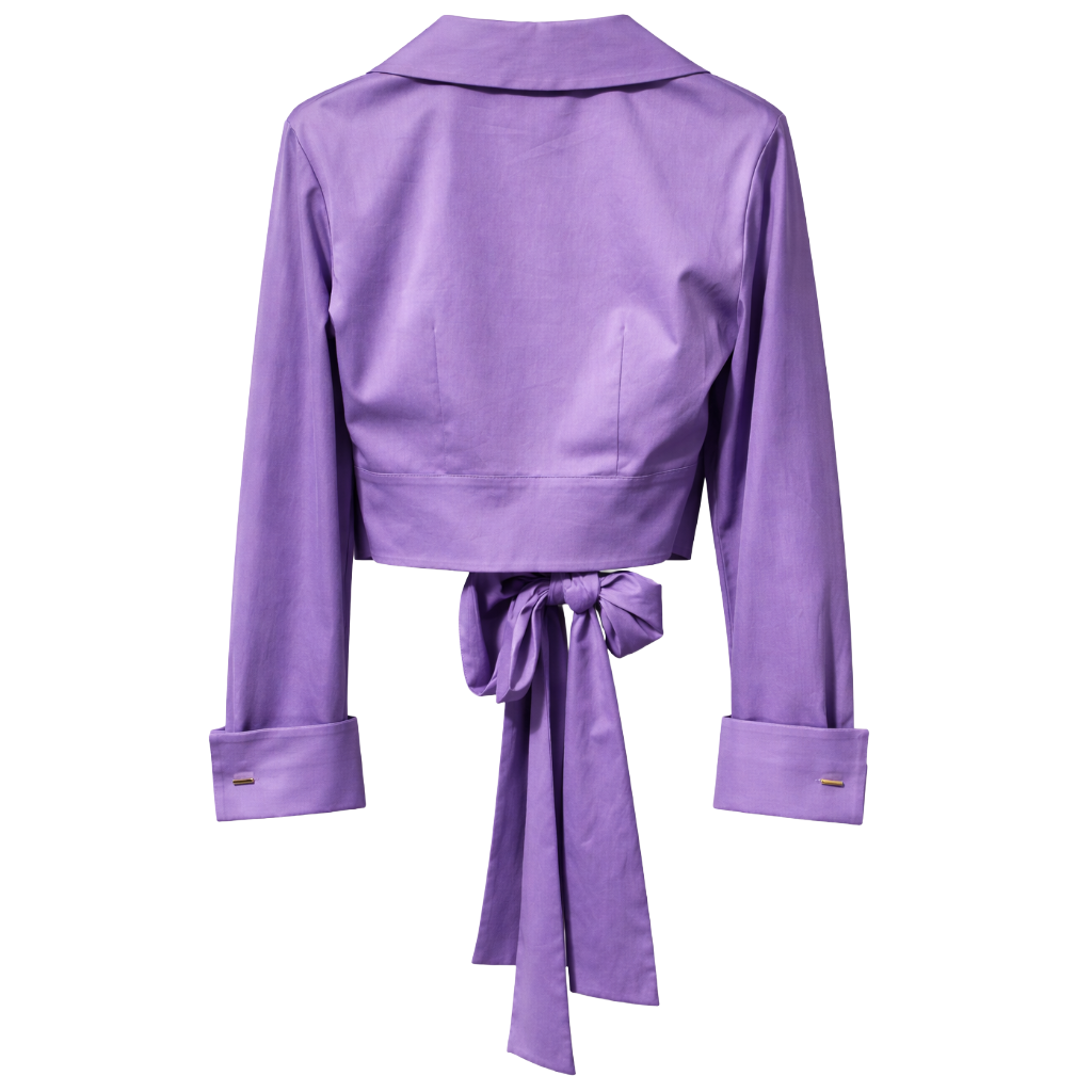 Elisabetta Franchi Women Shirt Incrociata Due Code Purple