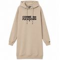 Comme Des Fuckdown Women Dress Sweatshirt Beige