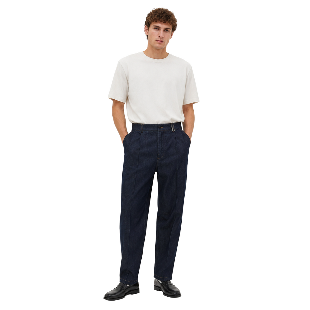 Dolce & Gabbana Men Trousers Cotton Blue