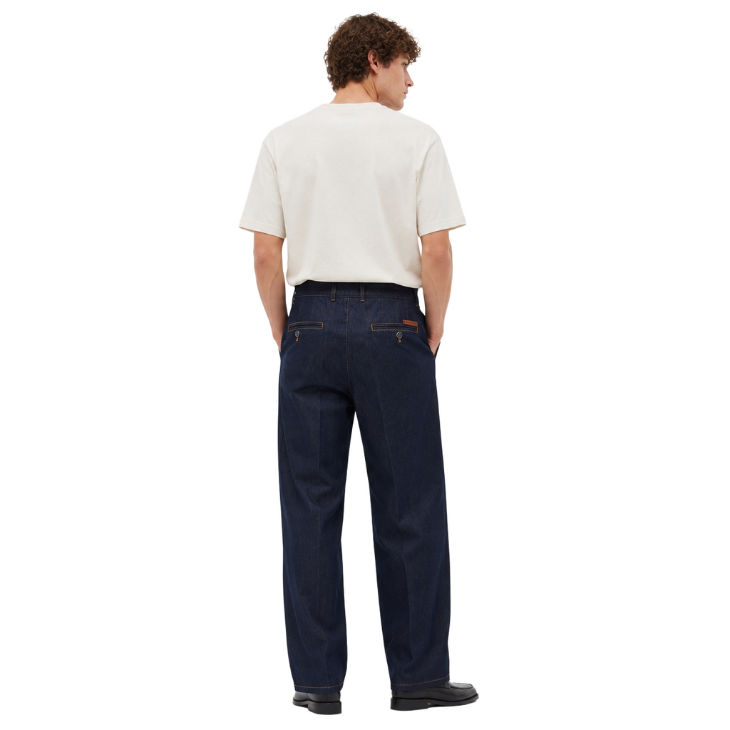 Dolce & Gabbana Men Trousers Cotton Blue