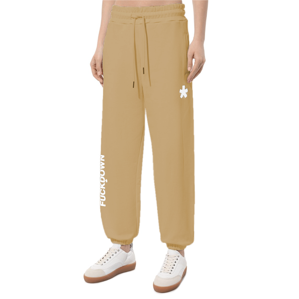 Comme Des Fuckdown Women Trousers Sweatshirt Stampe Brown