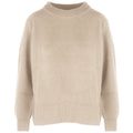 Malo Women Crew Neck Cashmere Sabbia Sweaters Beige