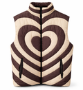 Pharmacy Industry Men Vest Quilted Print Brown