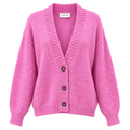 anna molinari Women Cardigan Long Ciclamino Pink