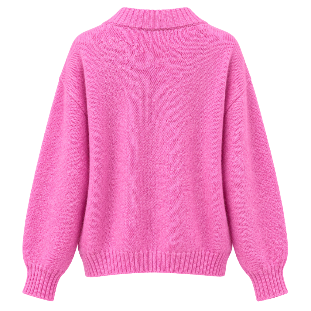 anna molinari Women Cardigan Long Ciclamino Pink