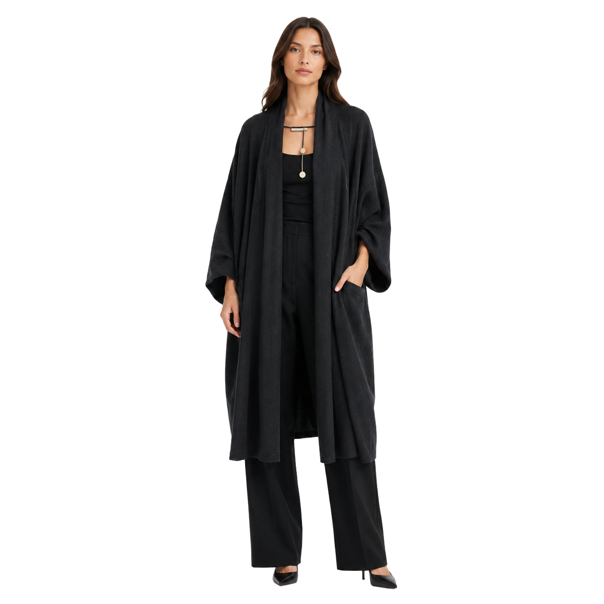 Balmain Women Cardigan Long Black