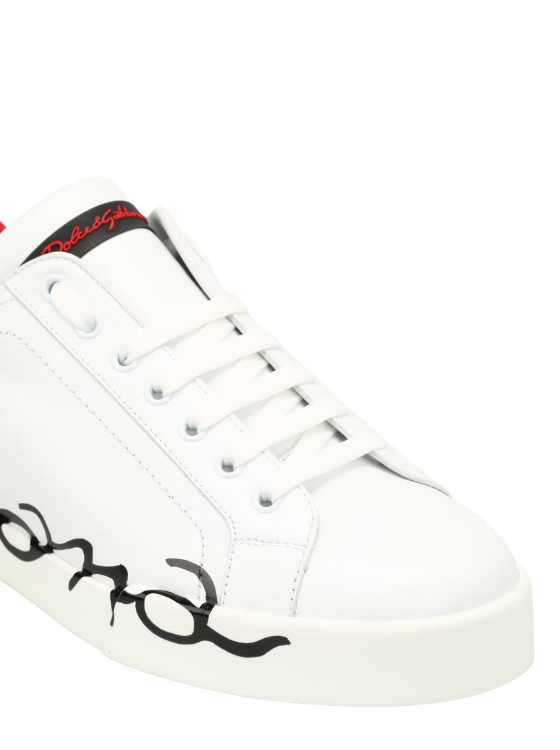 Dolce & Gabbana Women Sneakers Patent Leather Red