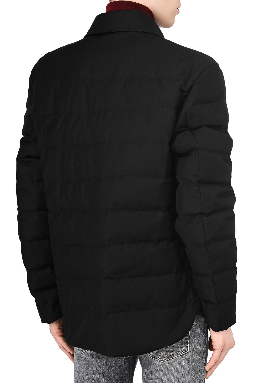 Dolce & Gabbana Men Jacket Trapuntata Blend Viscosa Black