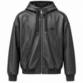 Dolce & Gabbana Men Jacket Leather Black