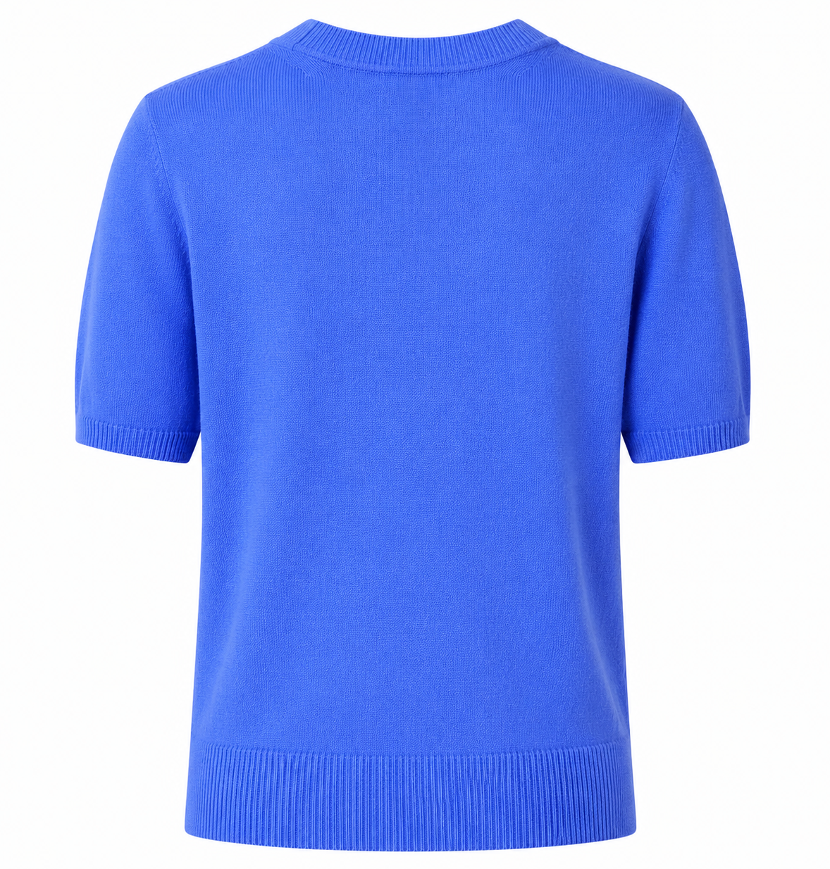 Alpha Studio Women Crew Neck Cropped Retrò Sweaters Light Blue