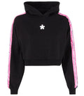 Comme Des Fuckdown Women Sweatshirt Short Hooded Black